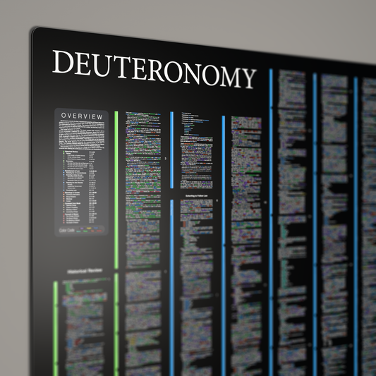 Fresh Look Bible - Deuteronomy Panorama - Dark Mode