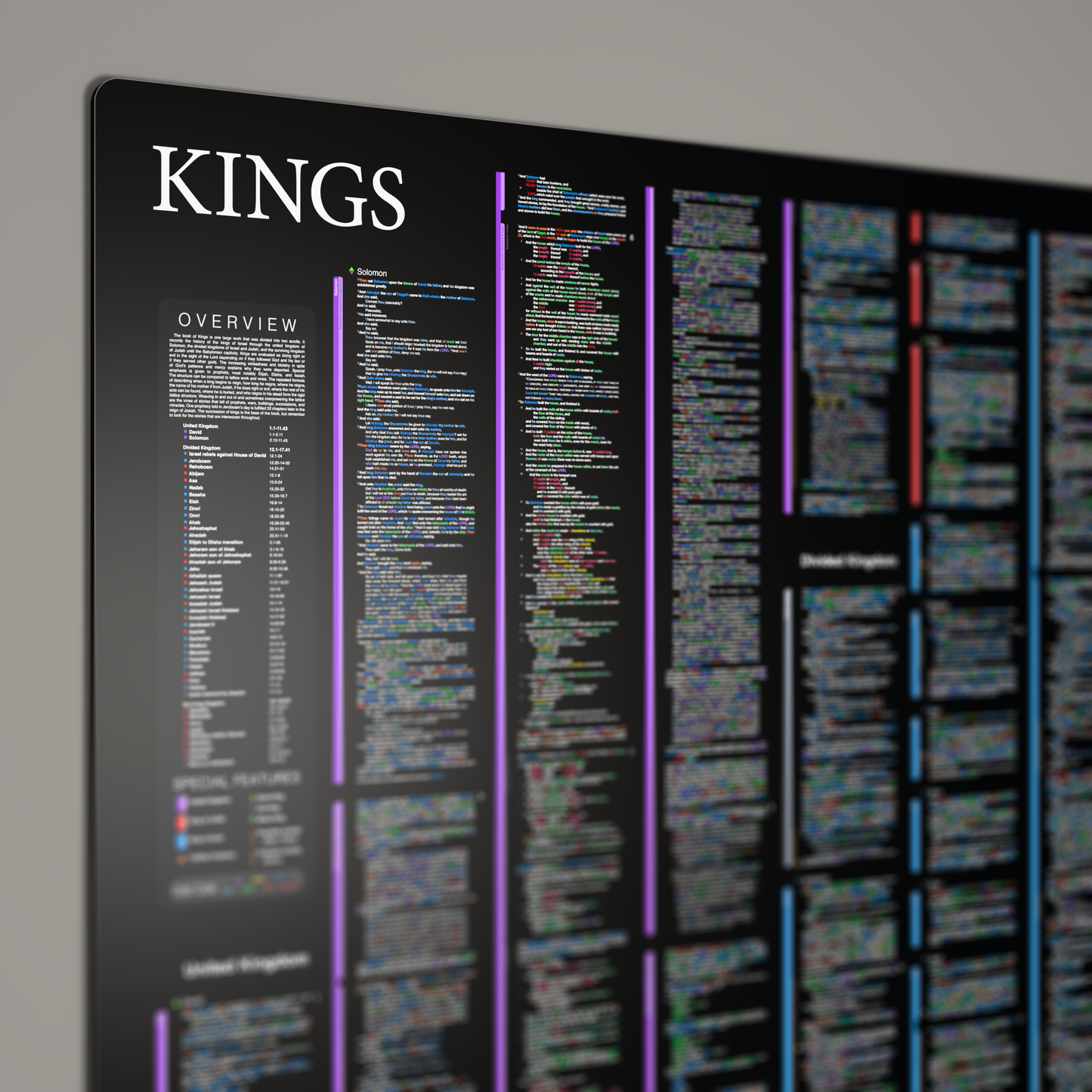 Fresh Look Bible - Kings Panorama - Dark Mode