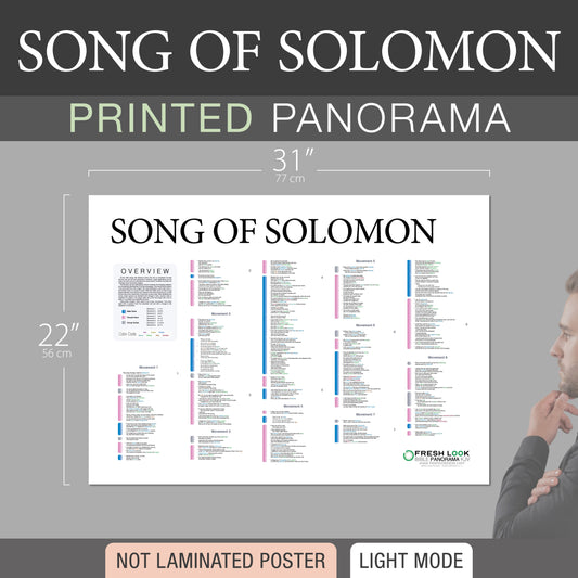 Song of Solomon Panorama Not Laminated