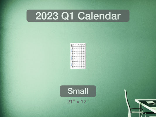 2023 Q1 Calendar Small