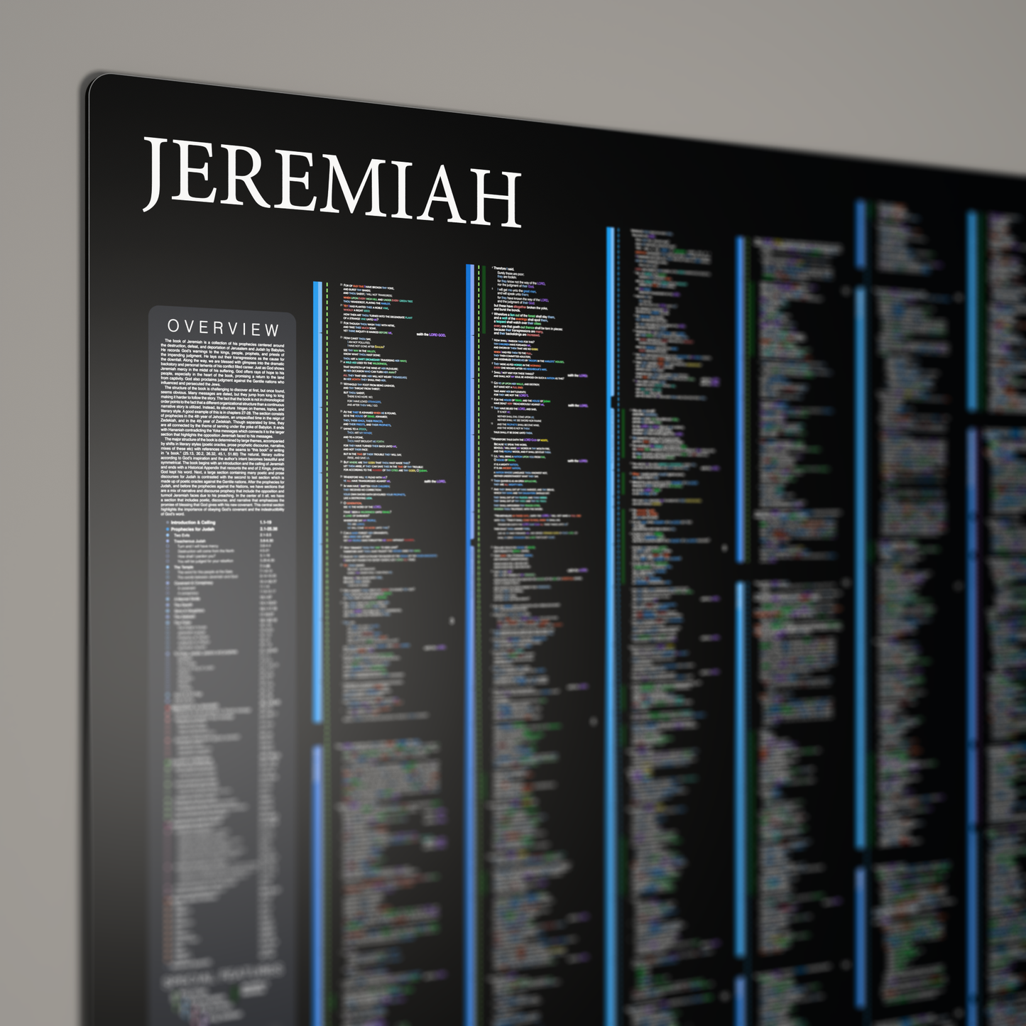Fresh Look Bible - Jeremiah Panorama - Dark Mode
