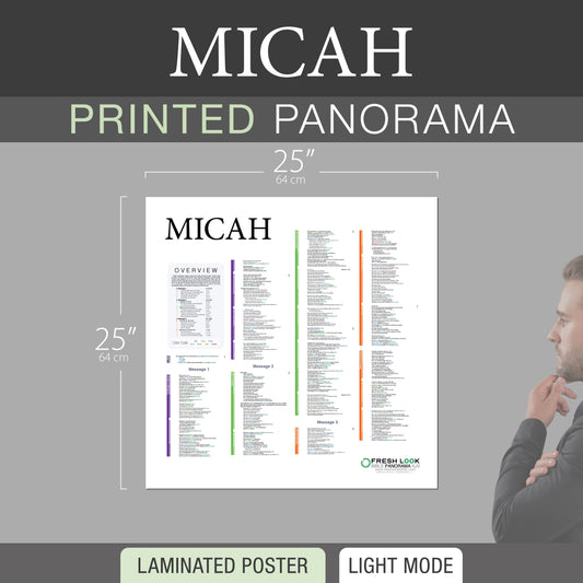 Micah Panorama Laminated