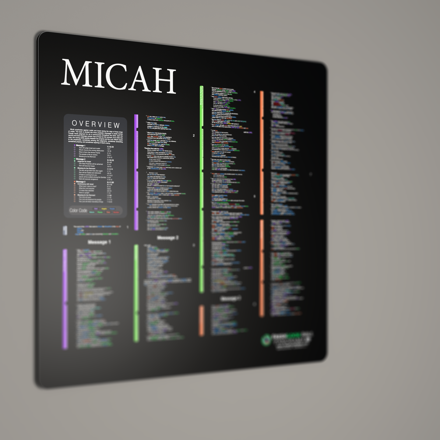 Fresh Look Bible - Micah Panorama - Dark Mode