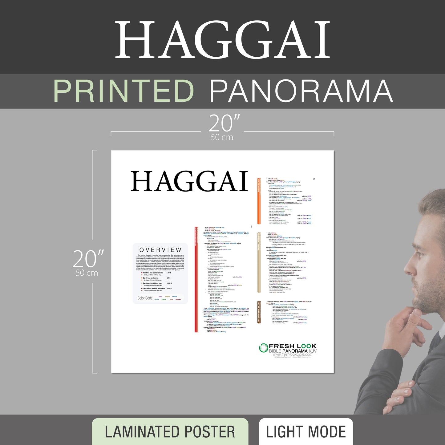 Haggai Panorama Laminated