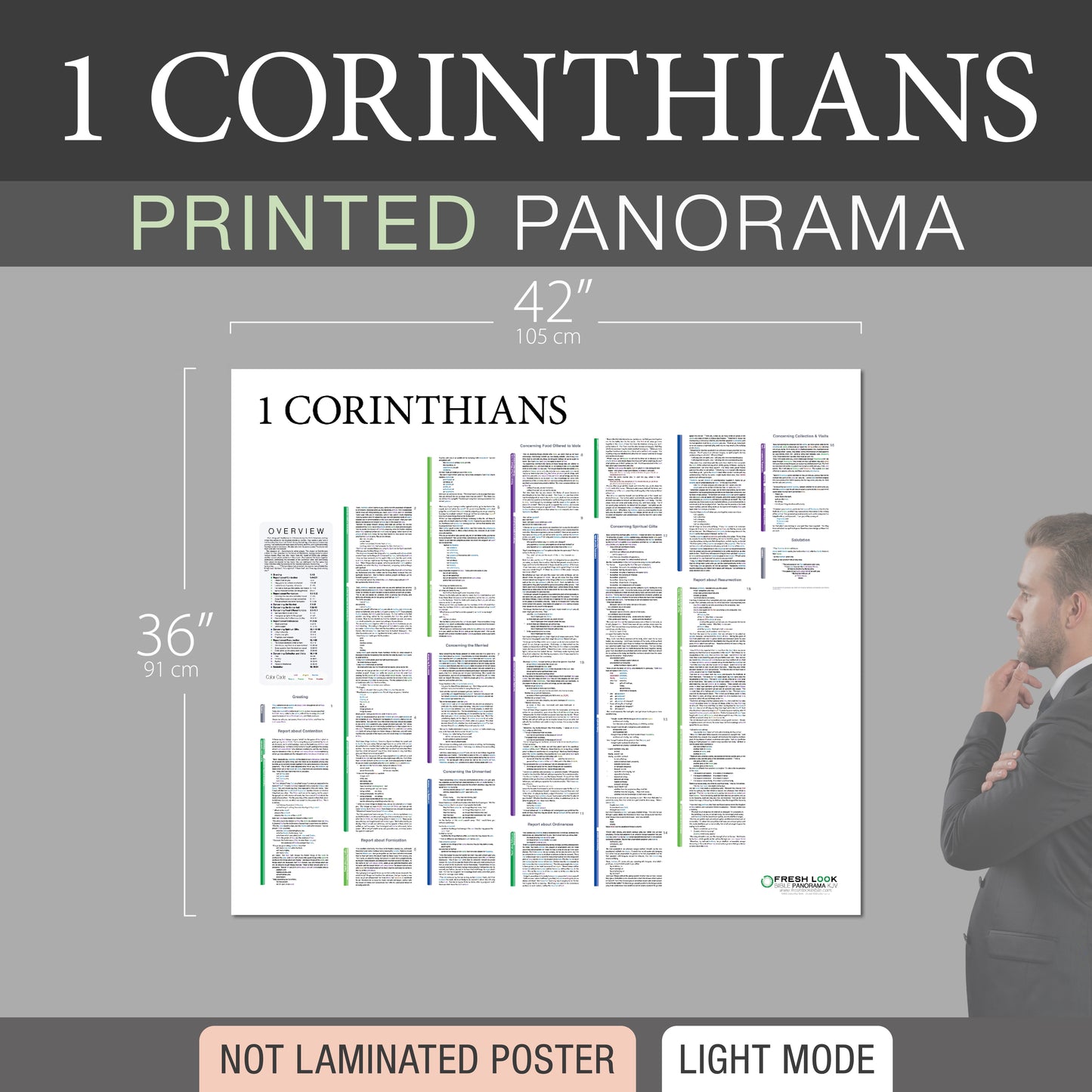 1 Corinthians Panorama Not Laminated