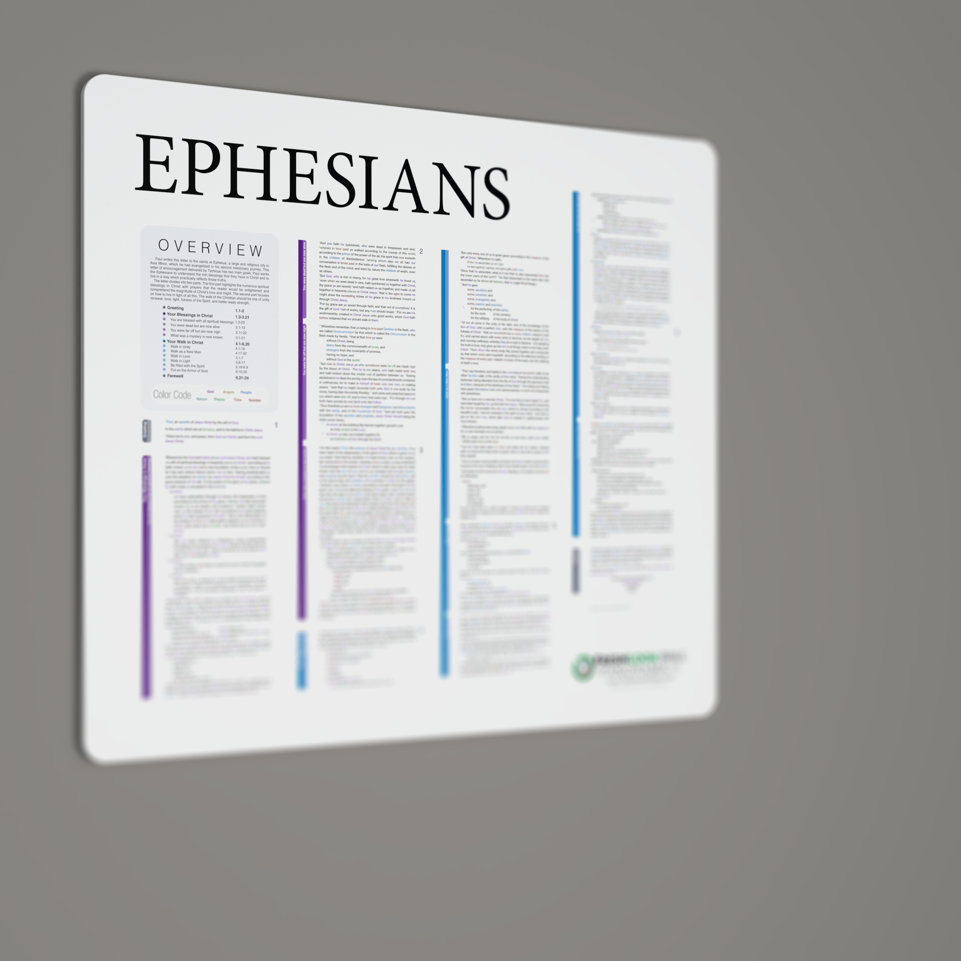 Fresh Look Bible - Ephesians Panorama - Light Mode