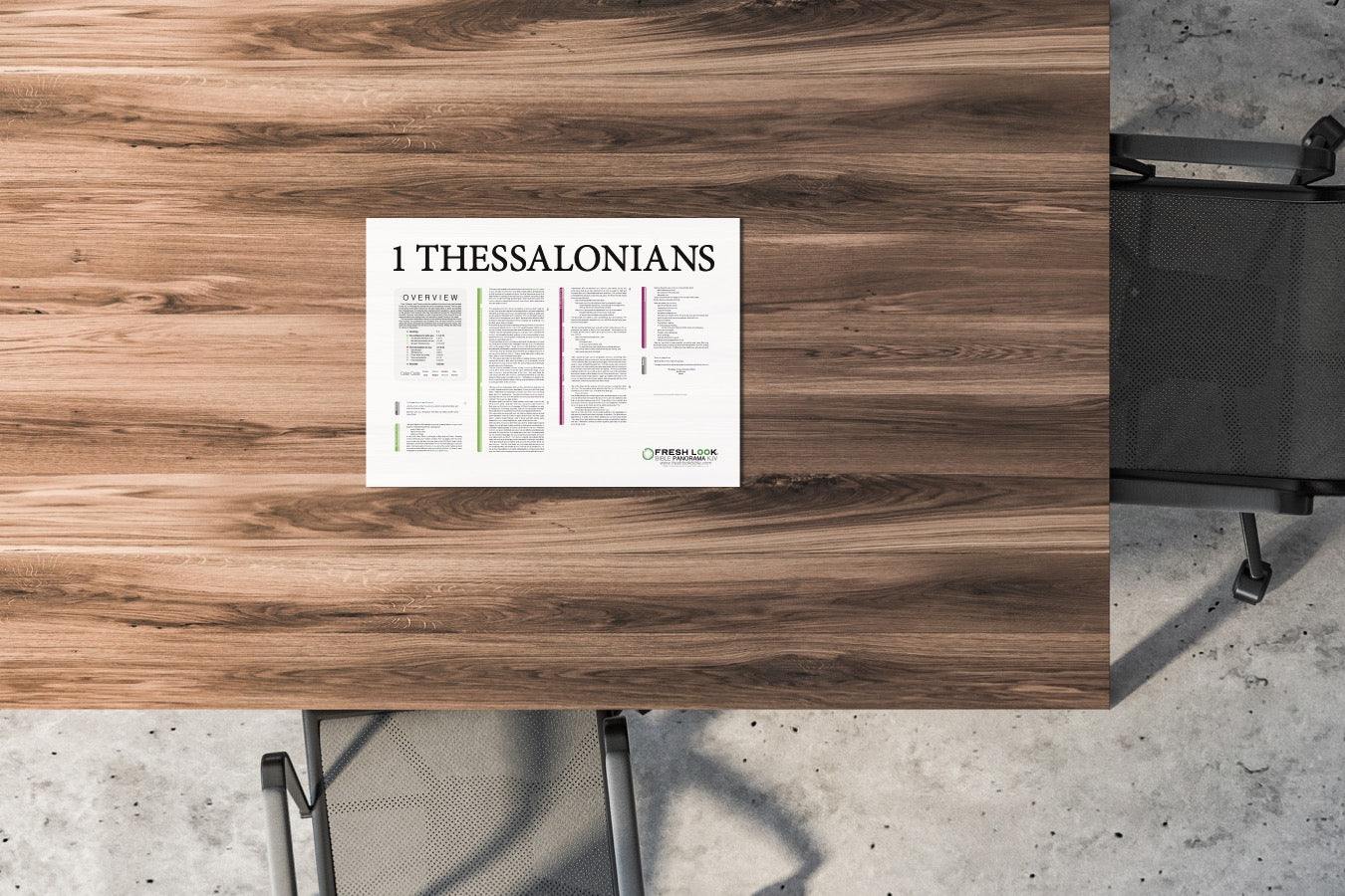 1 Thessalonians Panorama Laminated