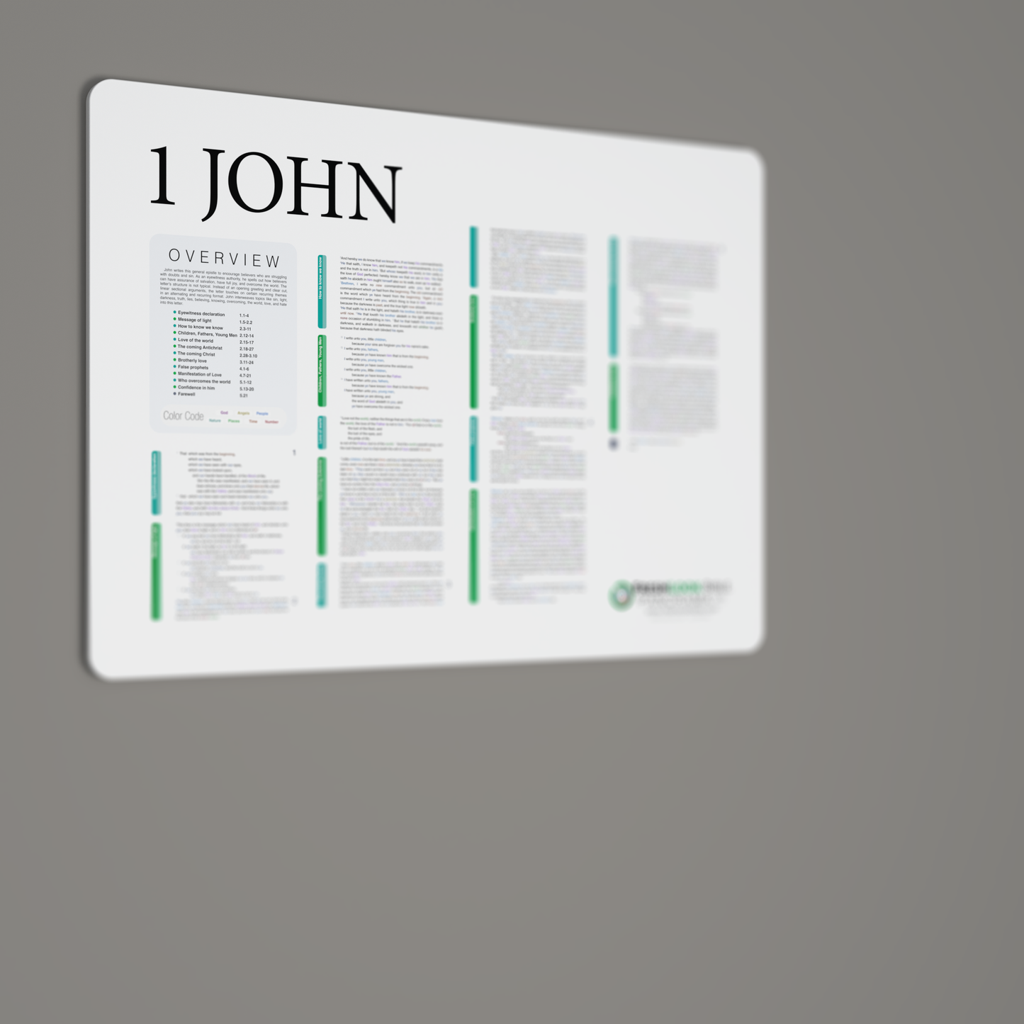 Fresh Look Bible - 1 John Panorama - Light Mode