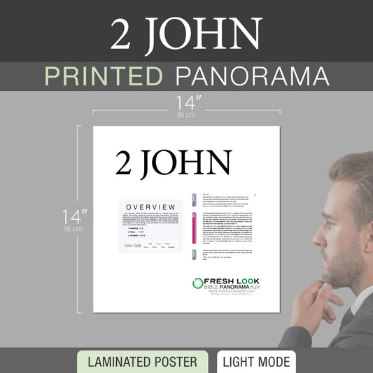 2 John Panorama Laminated