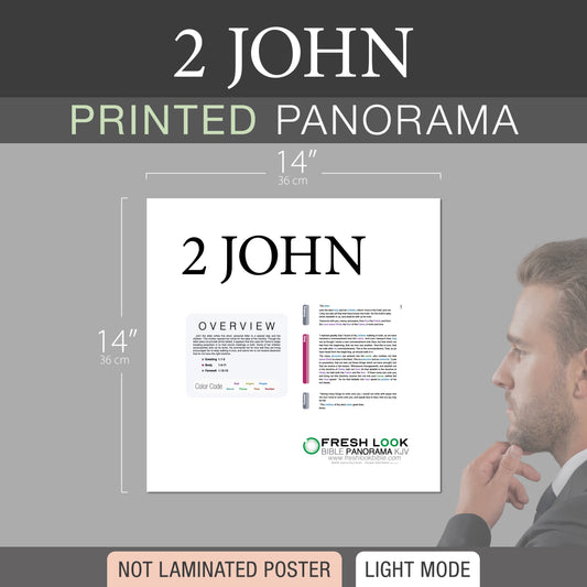 2 John Panorama Not Laminated