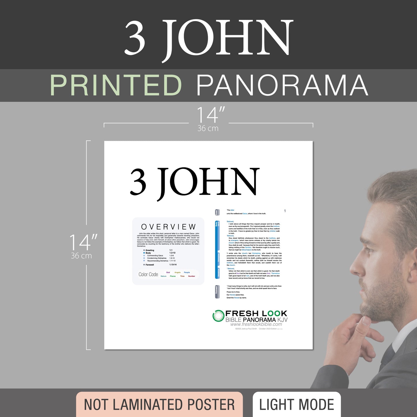 3 John Panorama Not Laminated