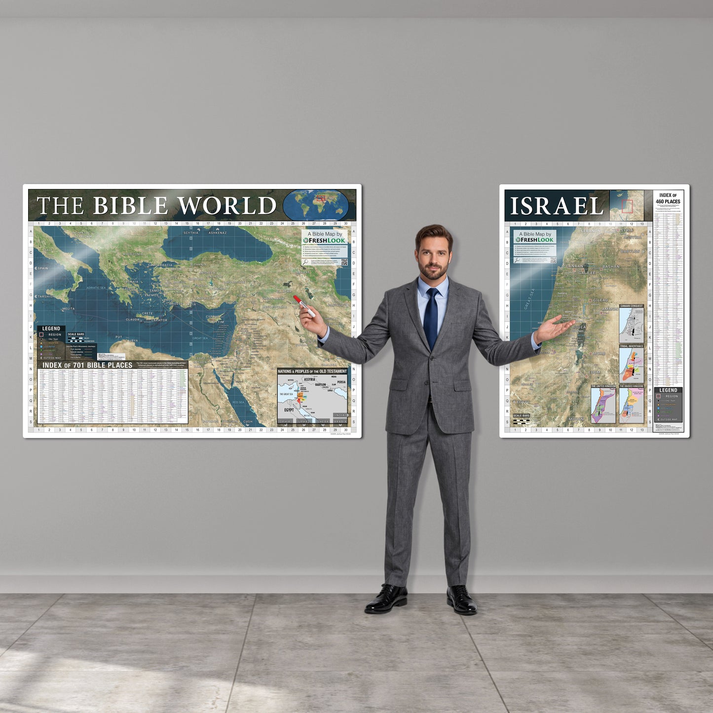 Bible Maps Set - Small