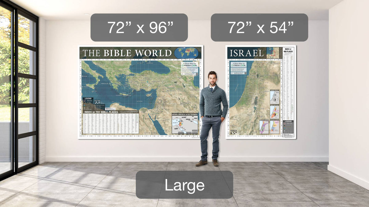Bible Guide Map Bible Maps – Fresh Look Bible