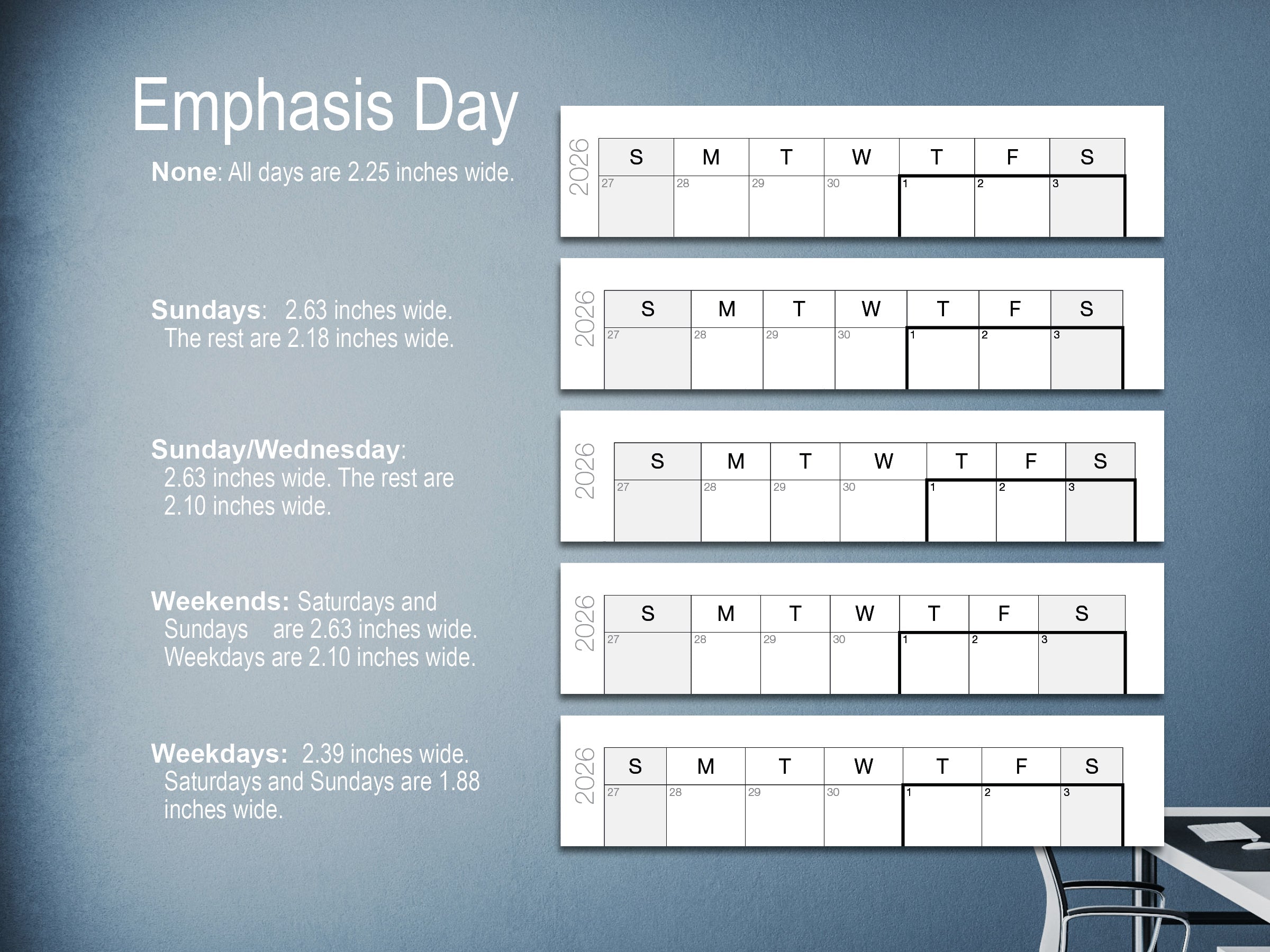 2026 Q1 Calendar Medium Fresh Look Bible
