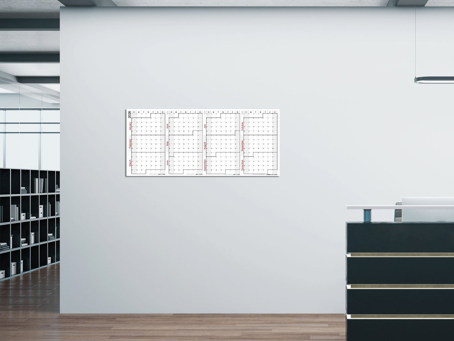 2026 Q1 Calendar Small