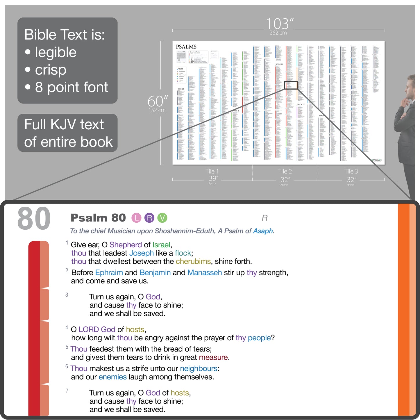 Psalms Panorama Laminated