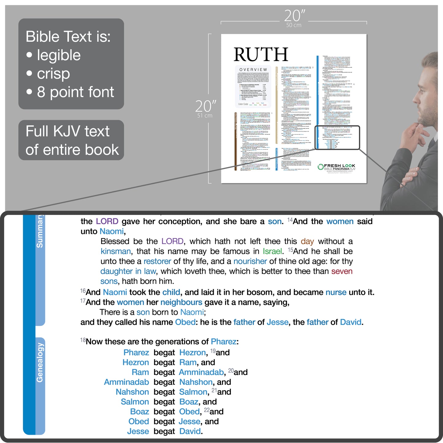 Ruth Panorama Laminated