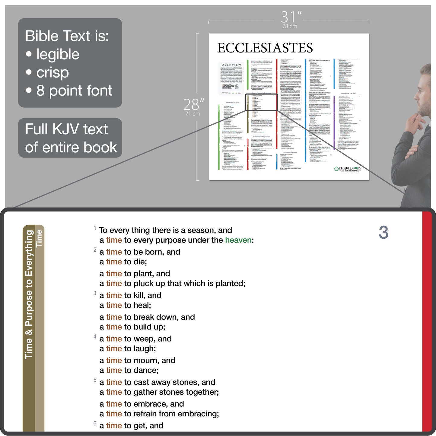 Ecclesiastes Panorama Not Laminated