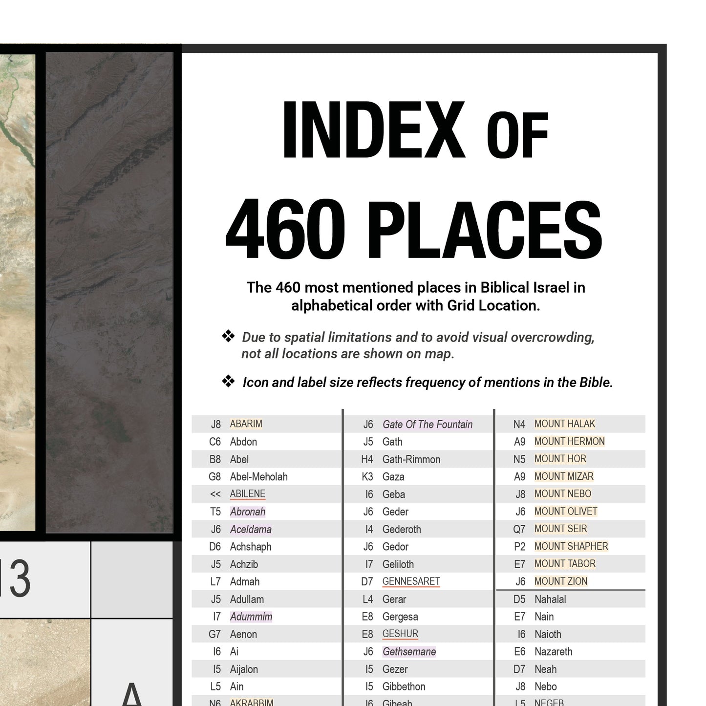 Bible Maps Set - Small
