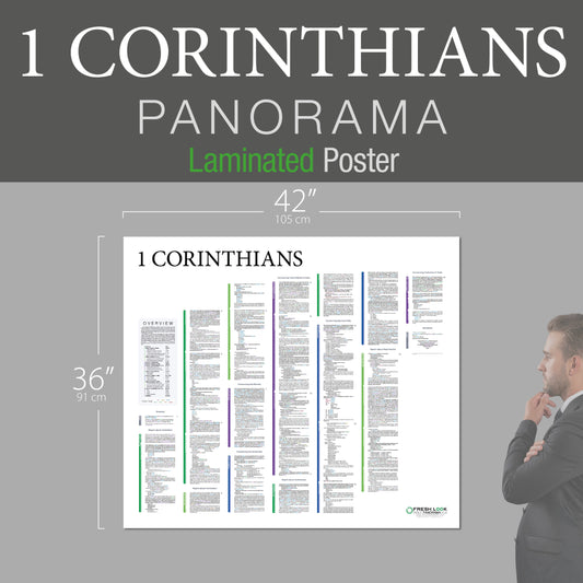 1 Corinthians Panorama Laminated