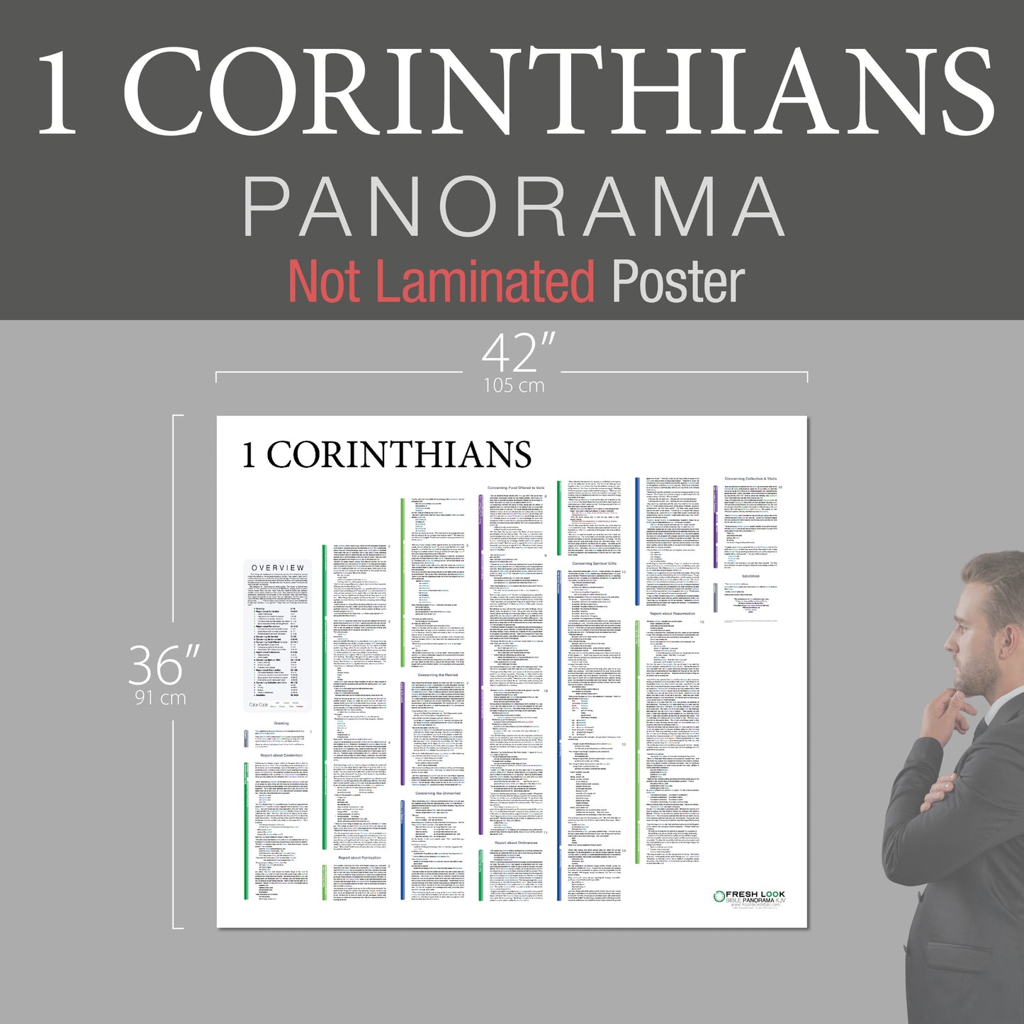 1 Corinthians Panorama Not Laminated