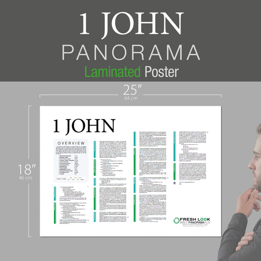 1 John Panorama Laminated