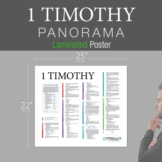 1 Timothy Panorama Laminated