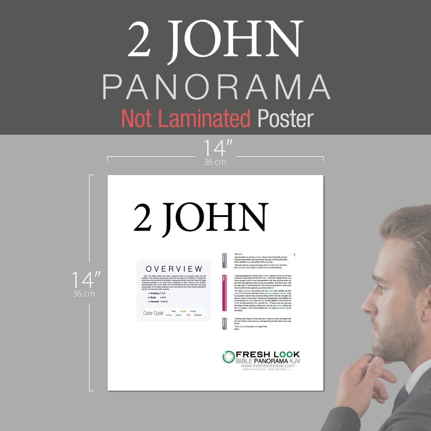 2 John Panorama Not Laminated