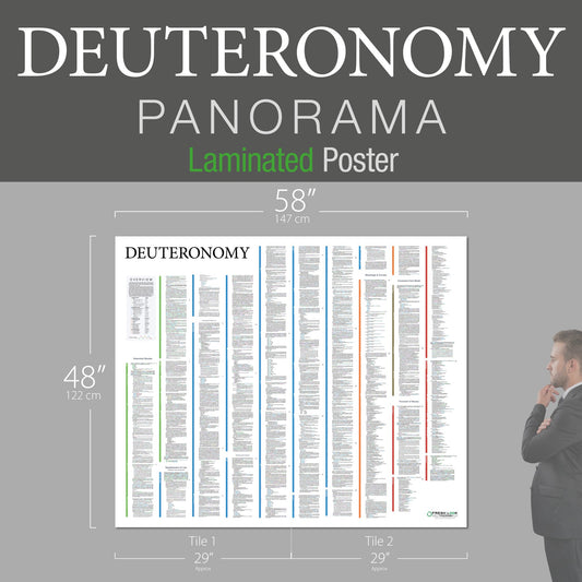 Deuteronomy Panorama Laminated