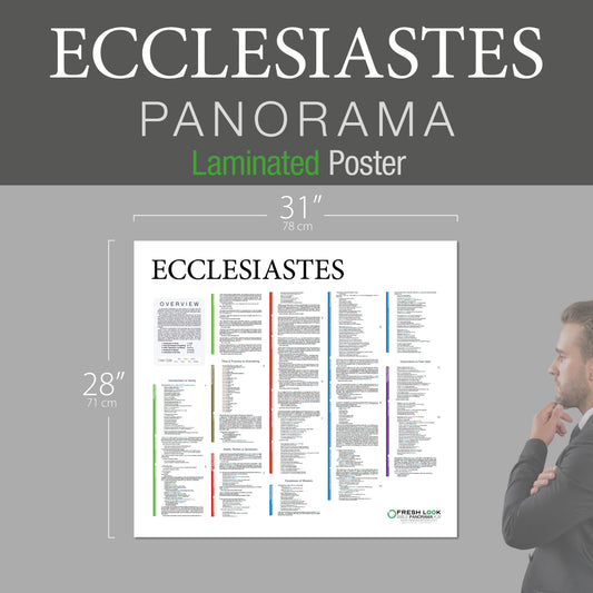 Ecclesiastes Panorama Laminated