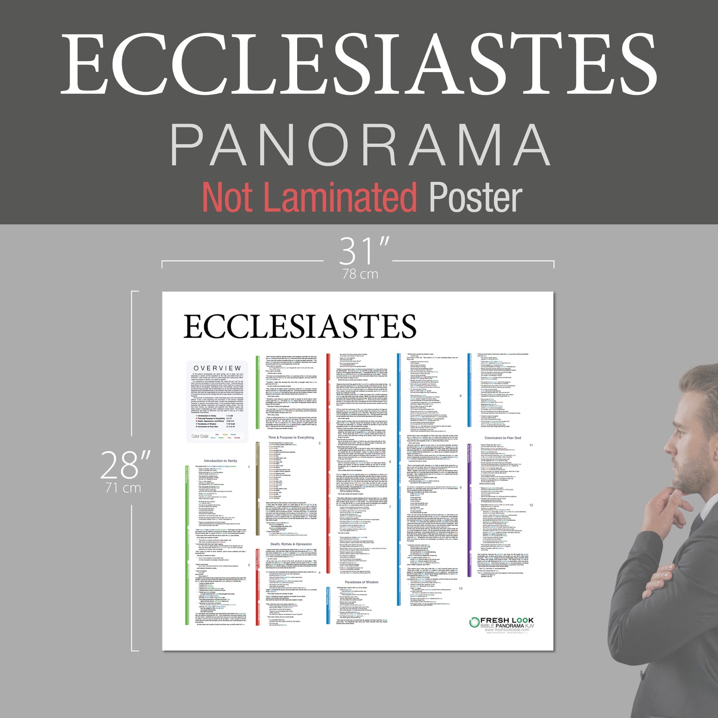 Ecclesiastes Panorama Not Laminated
