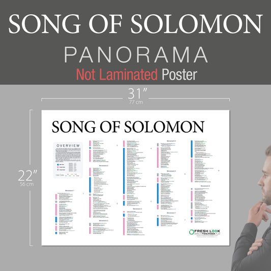 Song of Solomon Panorama Not Laminated