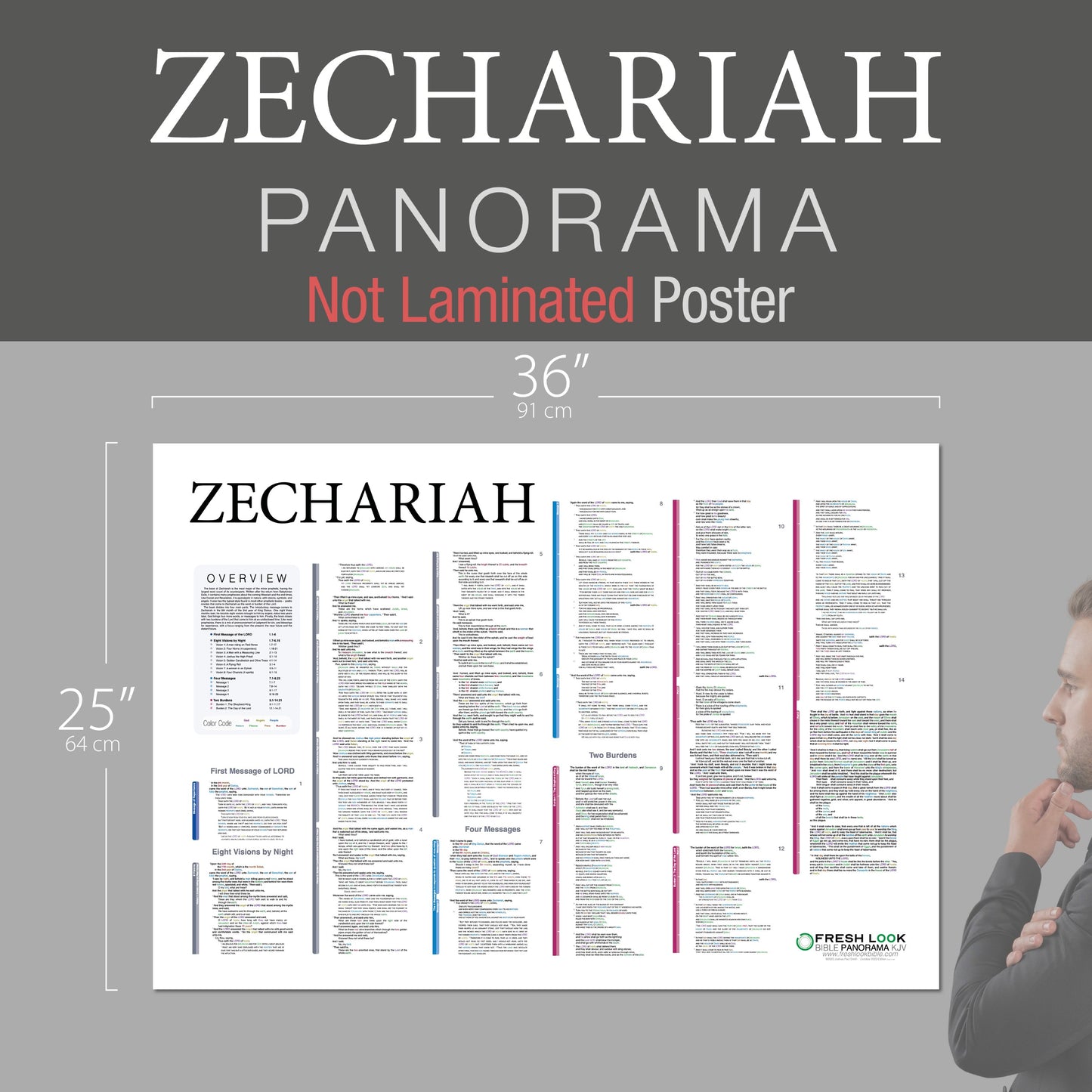 Zechariah Panorama Not Laminated