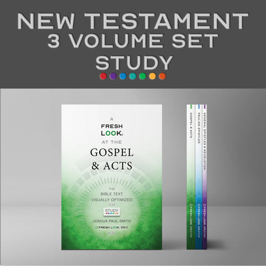 New Testament Book Set in 3 Volumes Study