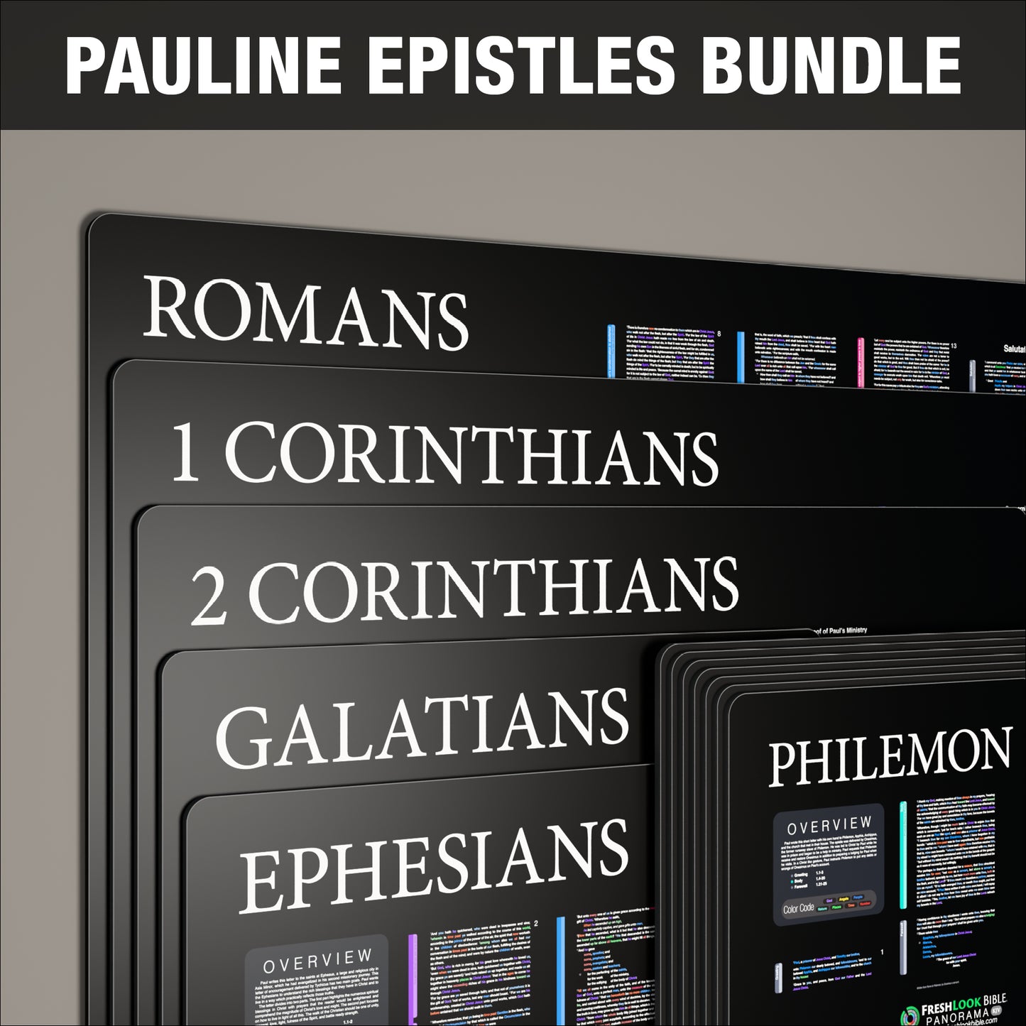 Pauline Epistles Bundle - Dark Mode