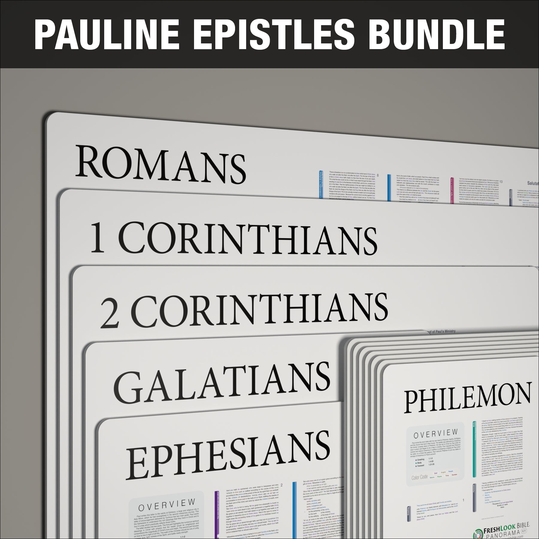 Pauline Epistles Bundle - Light Mode