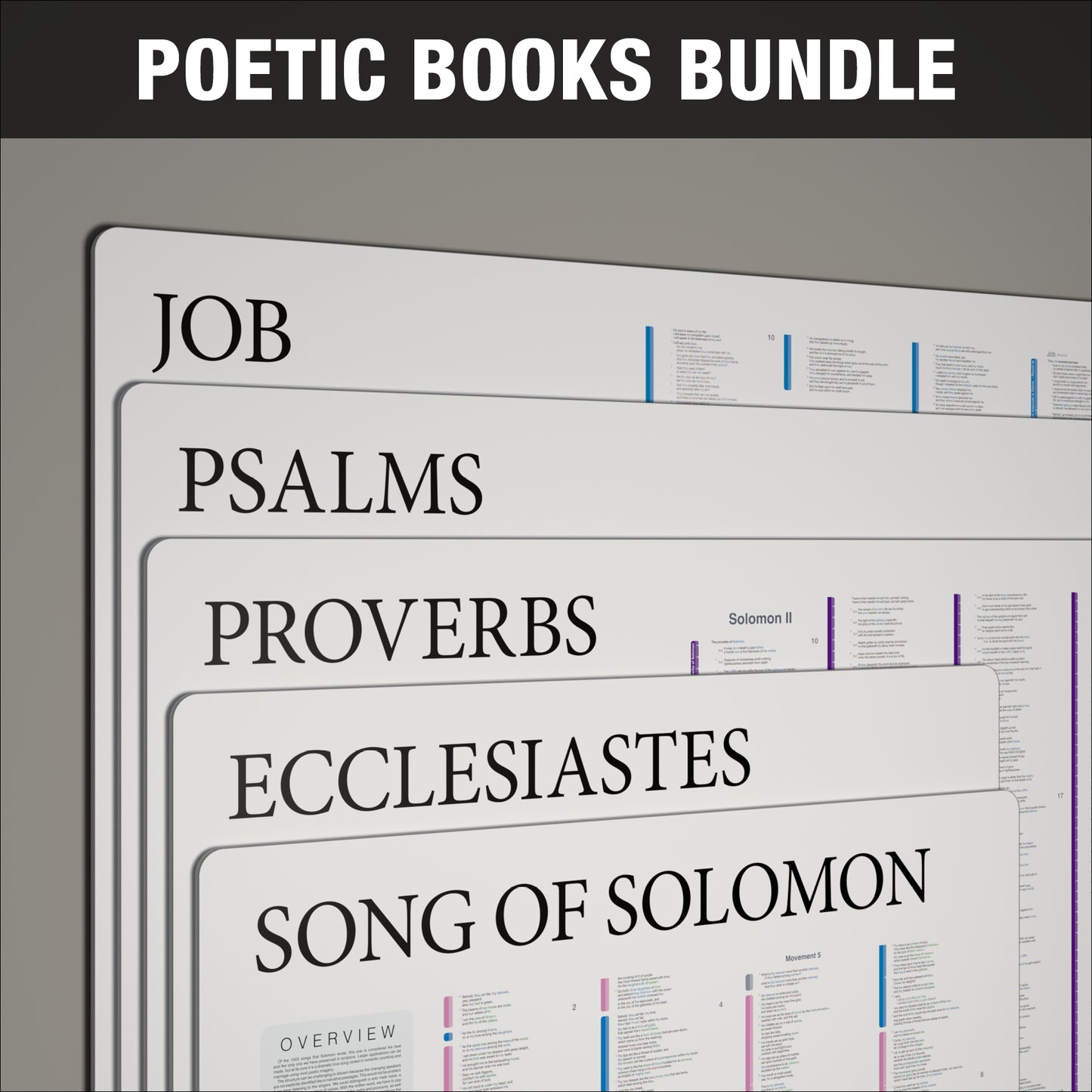 Poetic Books Bundle - Light Mode