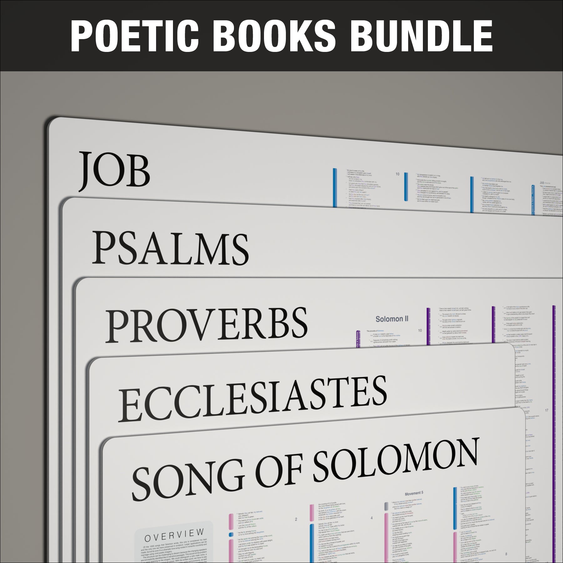 Poetic Books Bundle - Light Mode