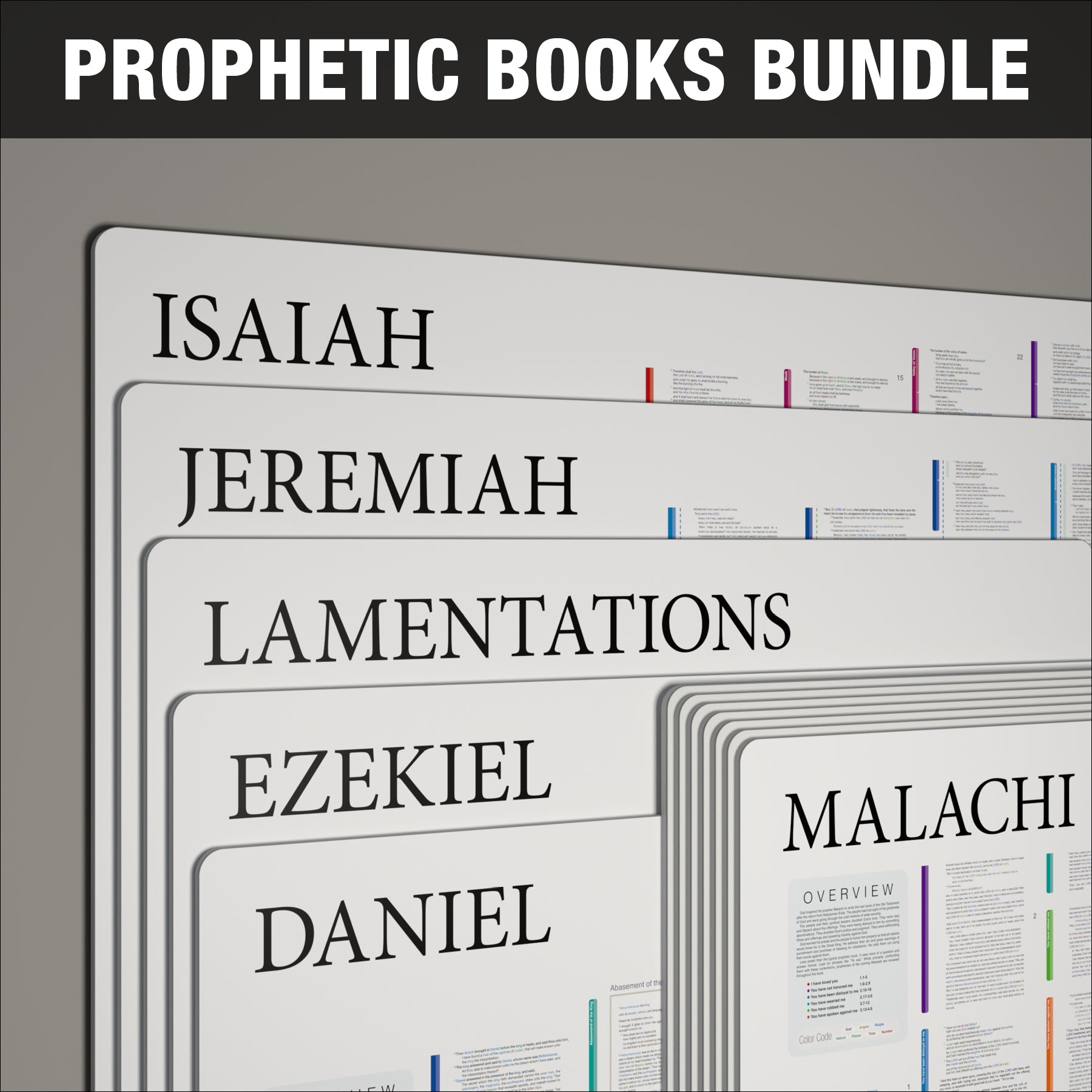 Prophetic Books Bundle - Light Mode