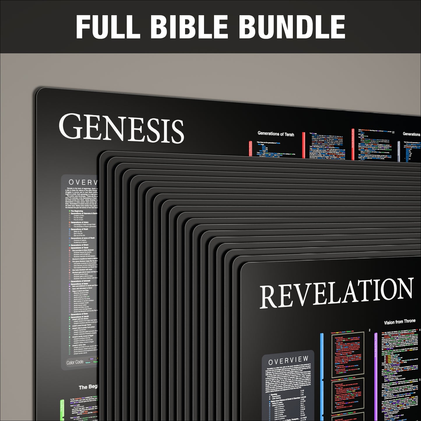 Whole Bible Panorama Bundle - Dark Mode
