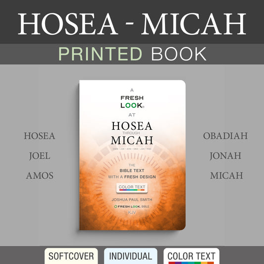 Hosea - Micah Book