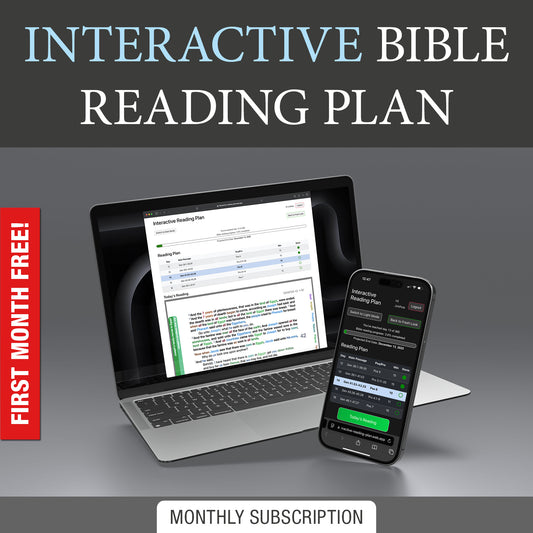 Interactive Bible Reading Plan [Month]