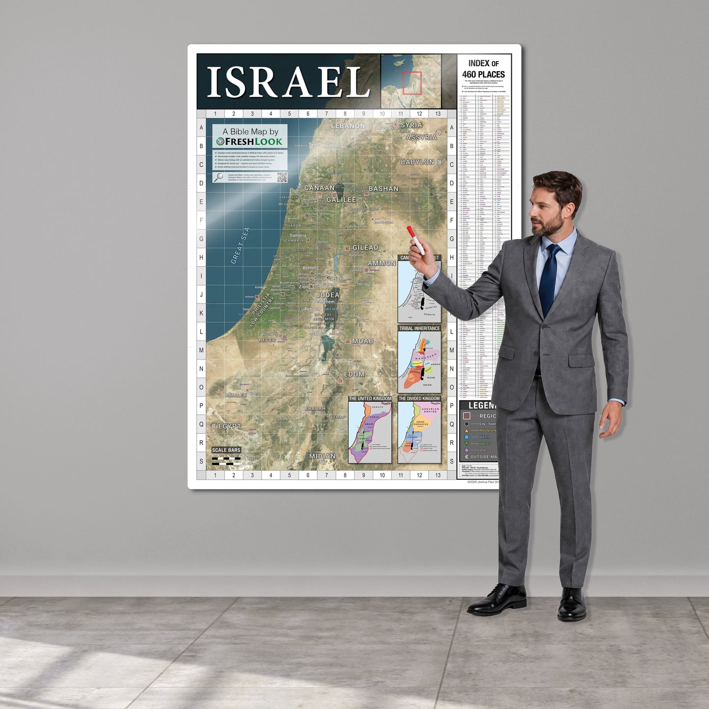 Israel Map - Large