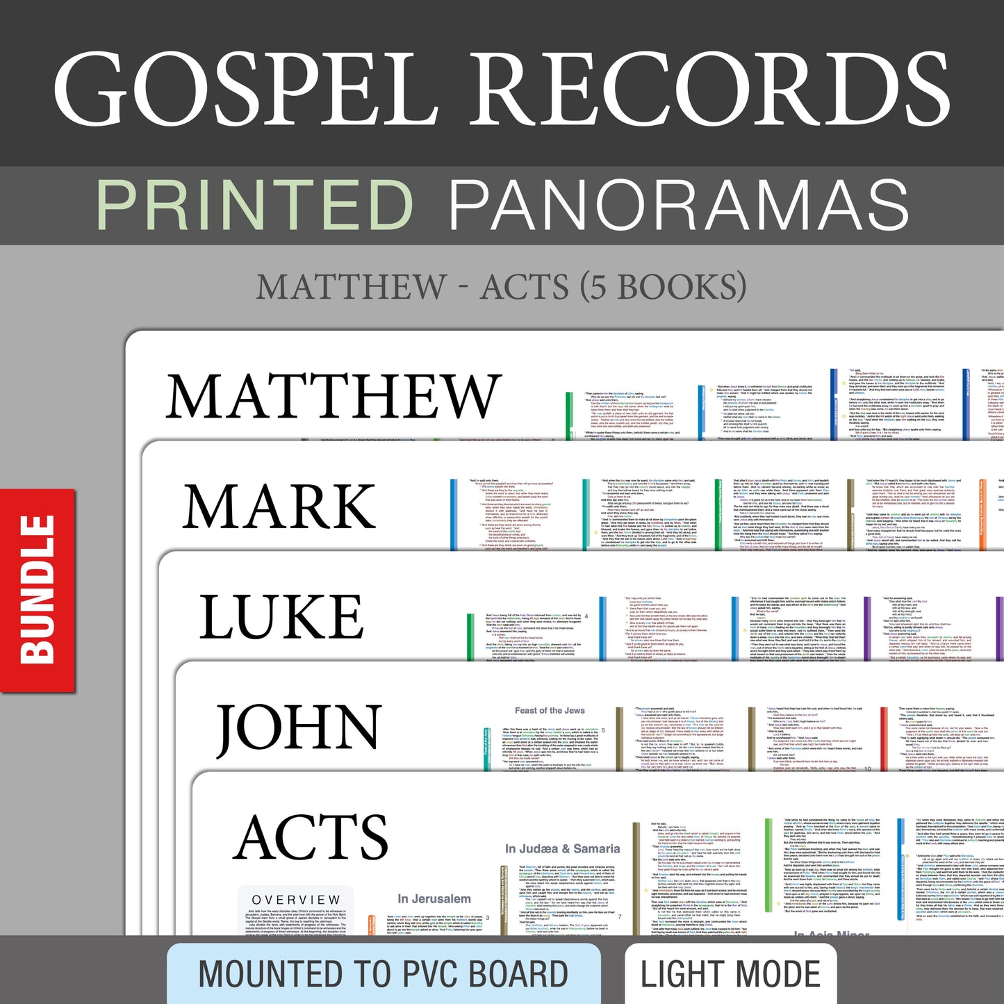 Gospel Records & Acts Bundle