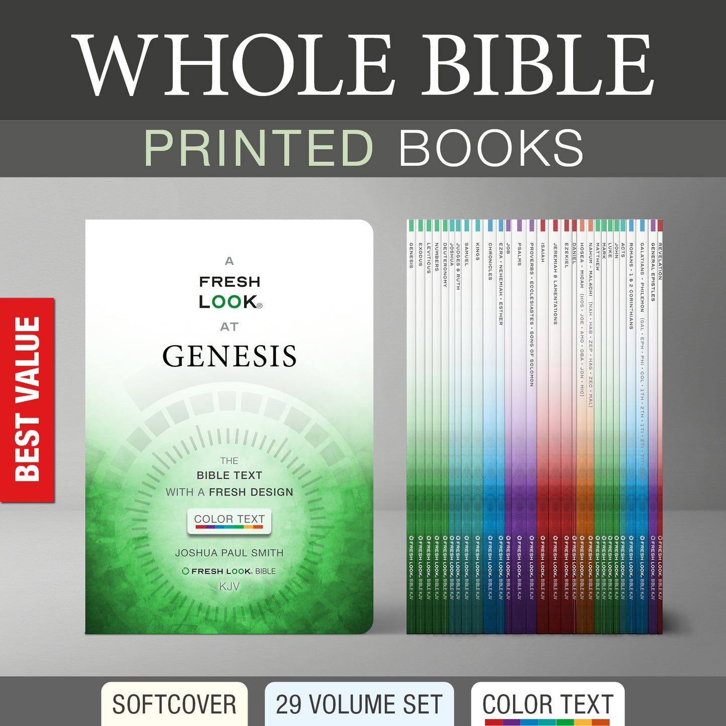 Whole Bible Printed Books 29 Volume Set