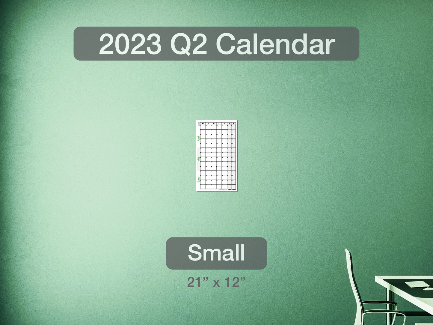 2023 Q2 Calendar Small