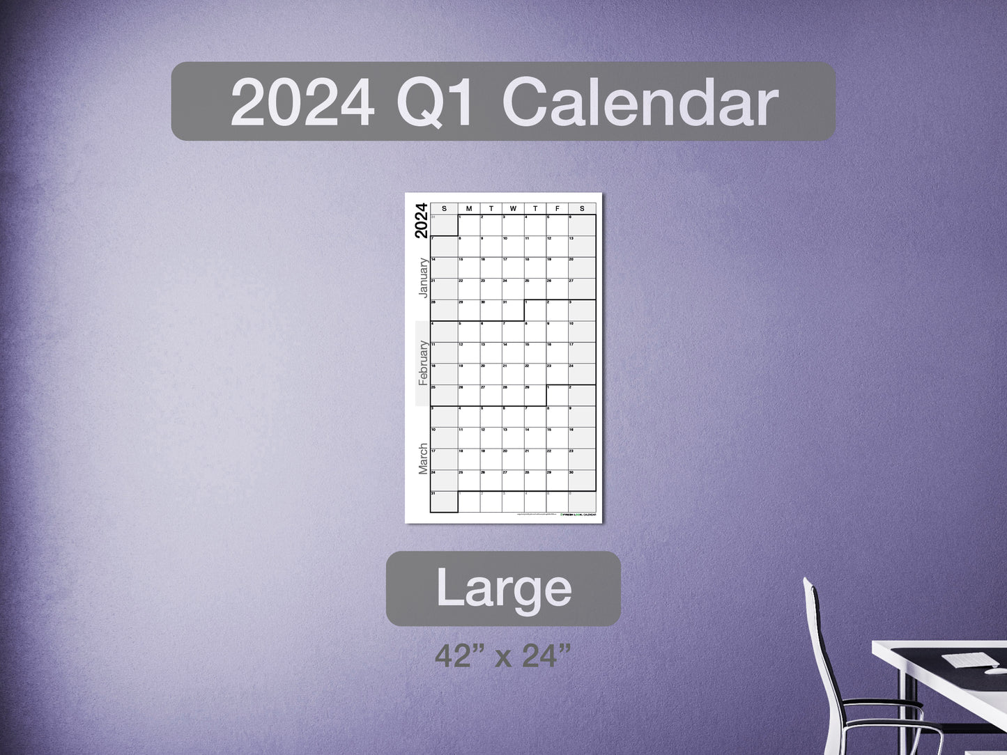 2024 Q1 Calendar Large