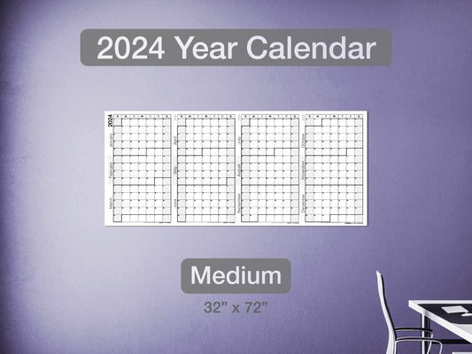 2024 Year Calendar Medium
