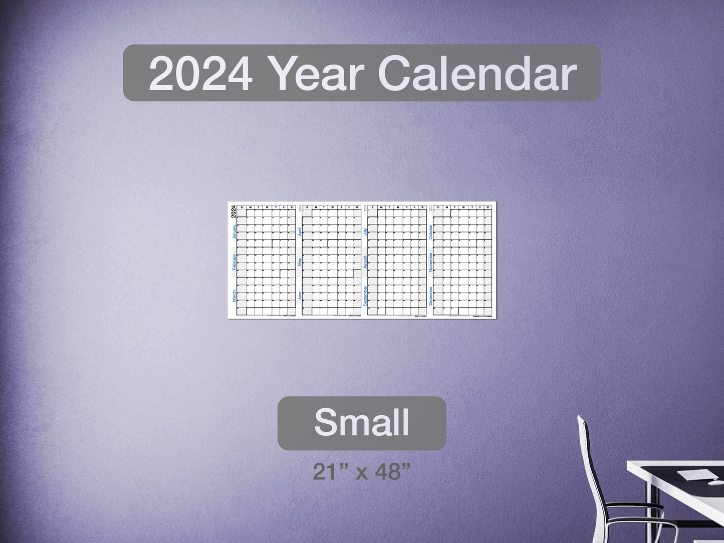 2024 Year Calendar Small