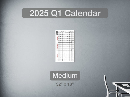 2025 Q1 Calendar Medium